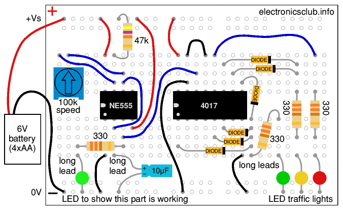 breadboard circuit