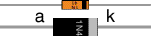 Diode anode (a) and cathode (k)