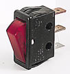 SPDT rocker switch, photograph &copy; Rapid Electronics