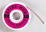 Solder remover braid, photograph © Rapid Electronics